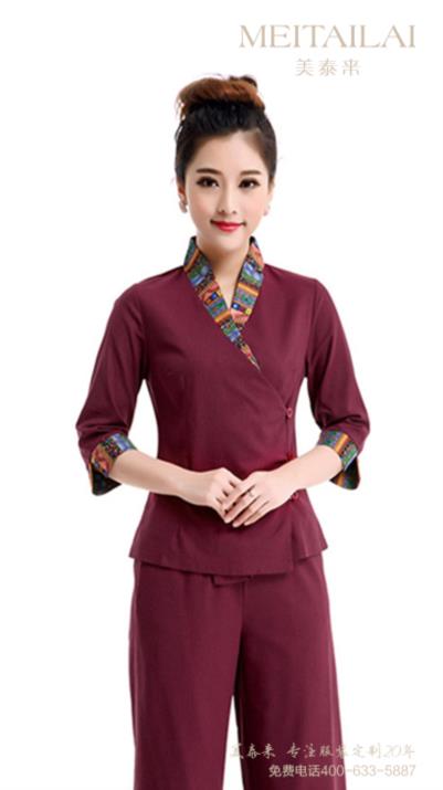 内江东南亚风情酒店服装团体定制